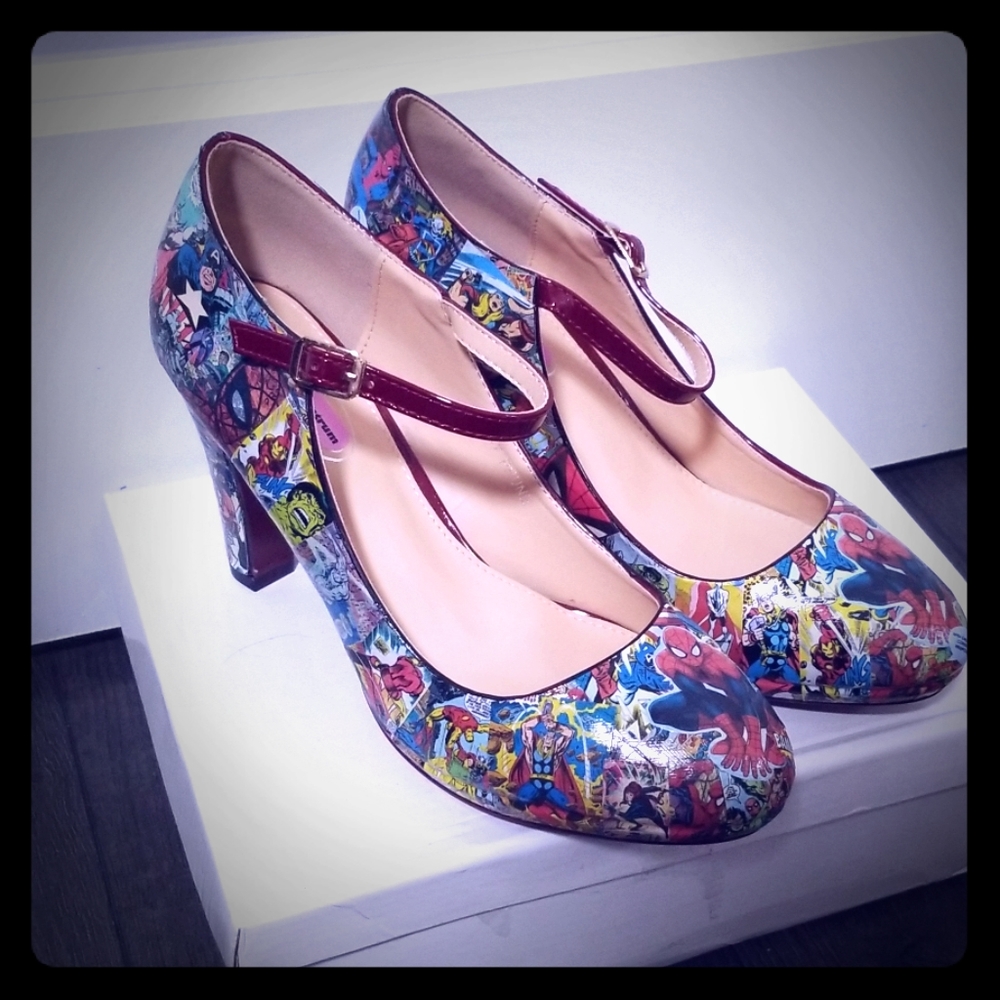Marvel custom Mary Jane Shoes